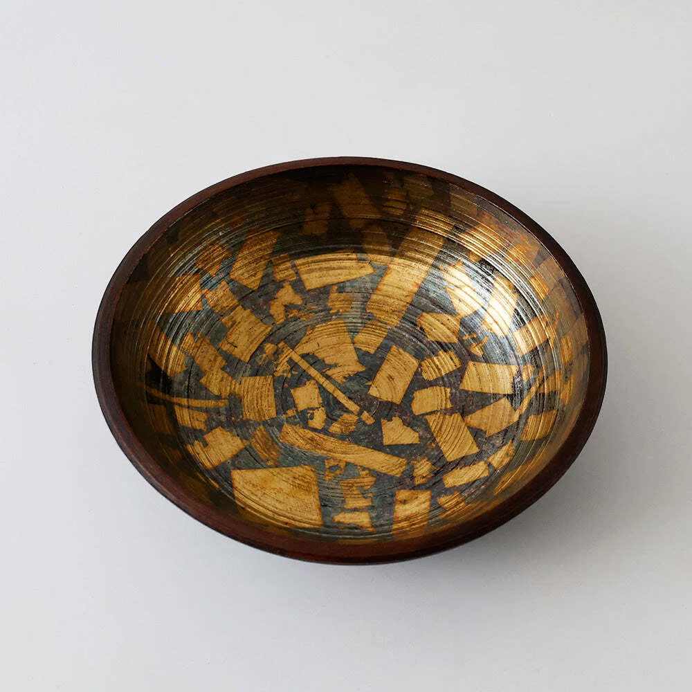 光をすくうような菓子器―平安象福「鳥鉢形」の箔絵｜EIKI Re:Finds