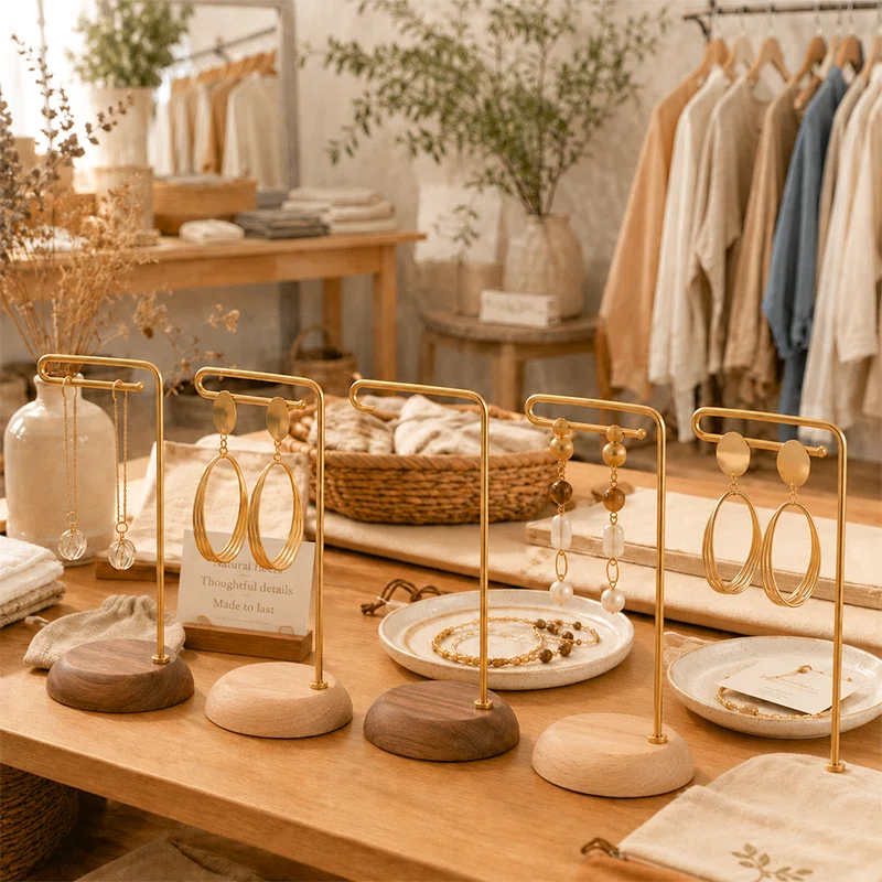 アパレル店舗の小物をまとめて陳列できる卓上アクセサリーラック｜誉PRINTING
