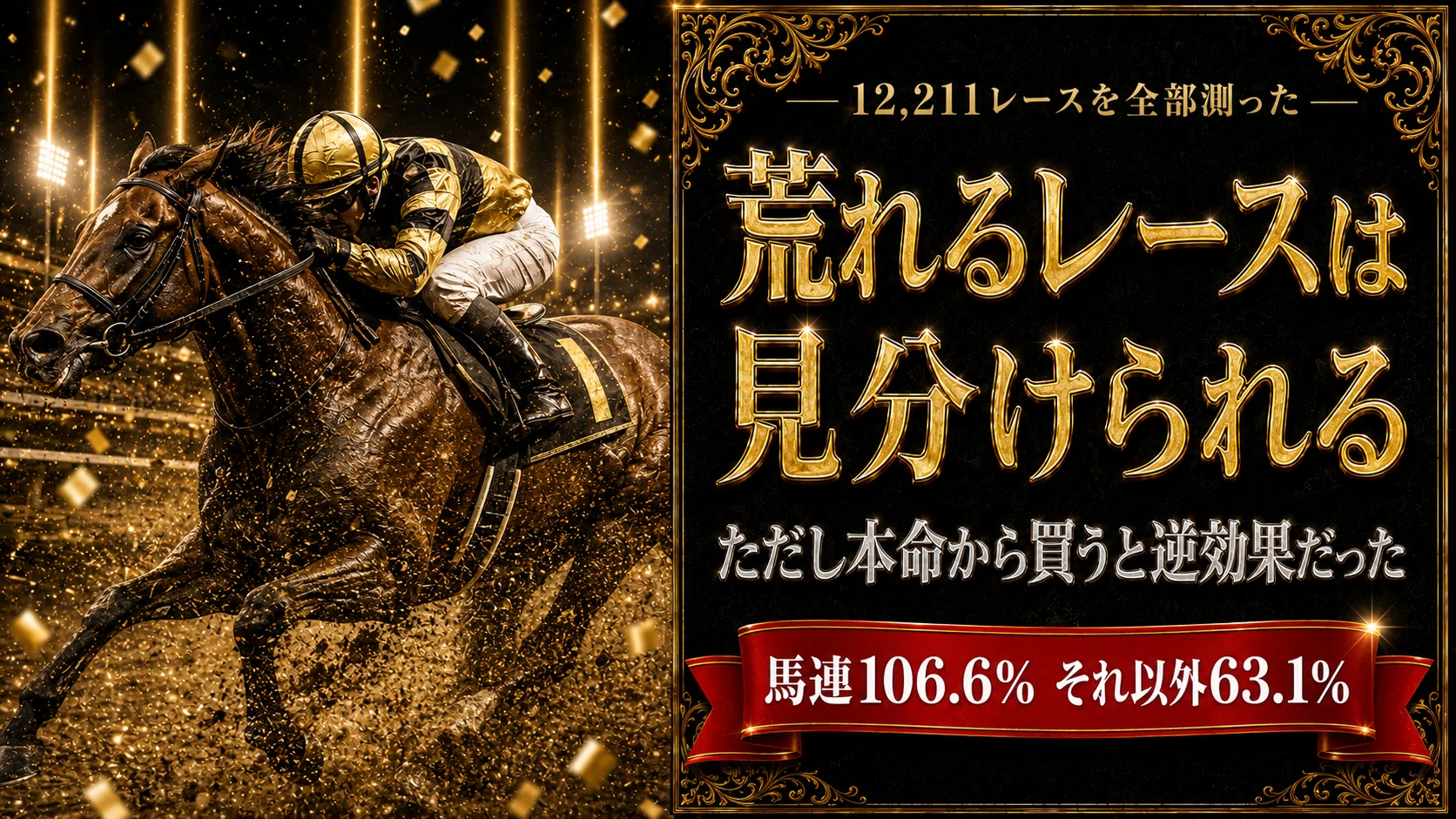 荒れる レース 競馬