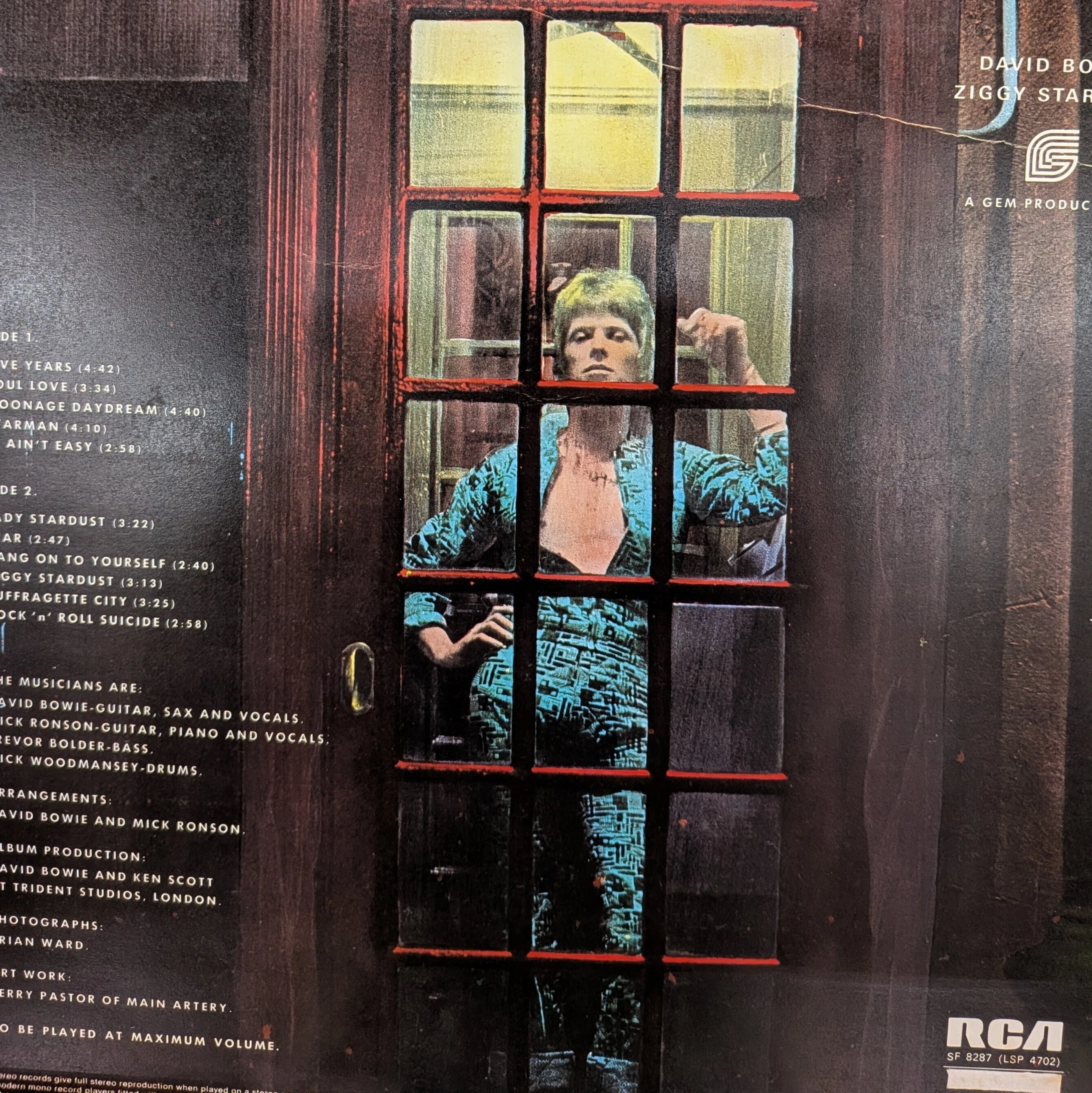 レコード紹介】The Rise and Fall of Ziggy Stardust and the Spiders
