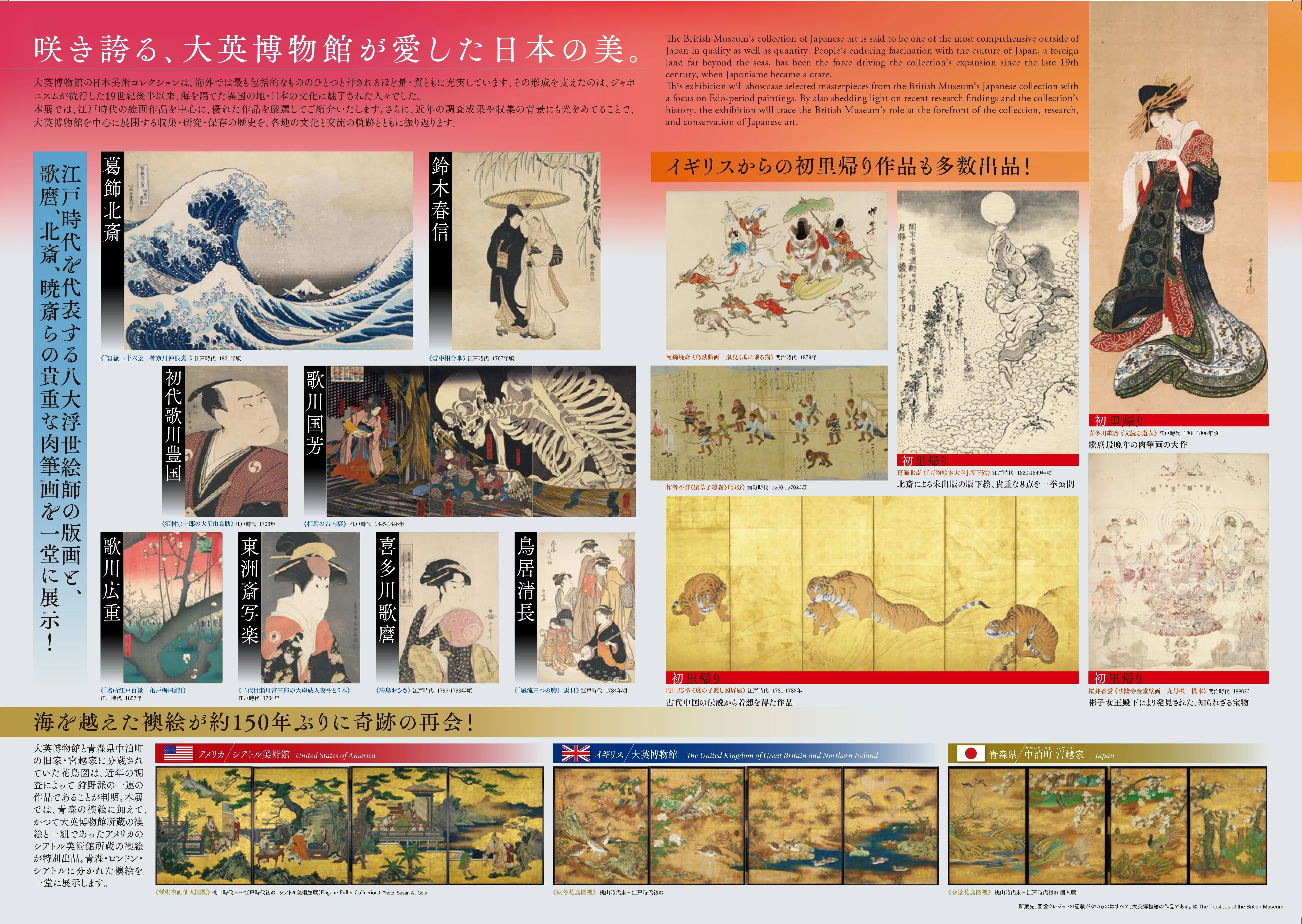展覧会レポート】「大英博物館日本美術コレクション 百花繚乱〜海を
