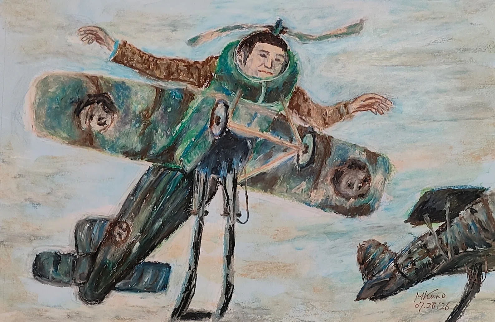 それでも飛ぼうとした人――石田徹也『飛べなくなった人』1996年