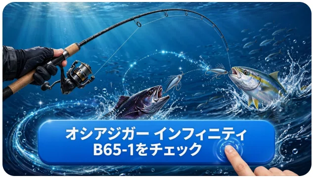 シマノ オシアジガー インフィニティ B65-1のインプレ：無限の海を繊細