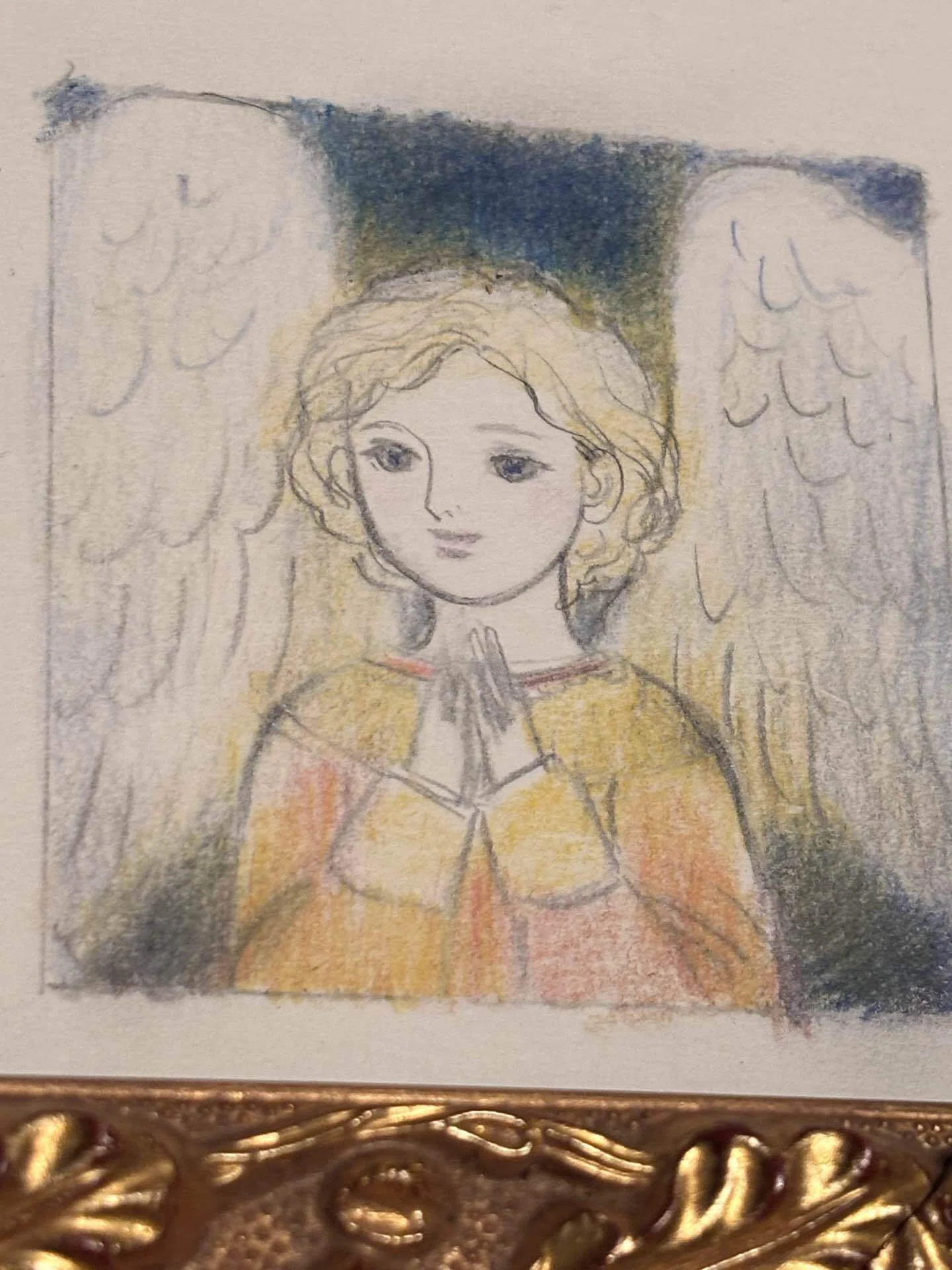 喜び ｣天使さんを描いてみる｜まる