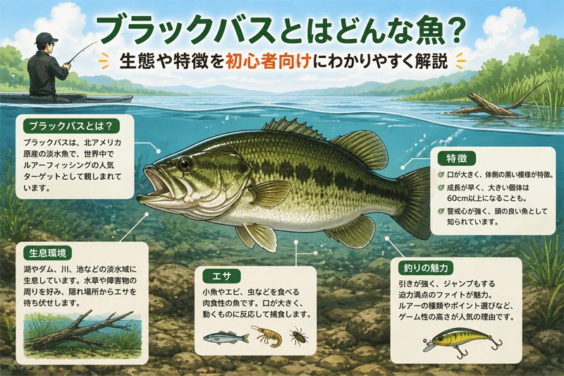 川釣り、ルアーでブラックバスを狙いに行く。｜はまちゃん