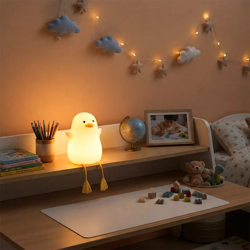 卓上や受付にかわいらしい光を加えるあひる型LEDライト｜誉PRINTING