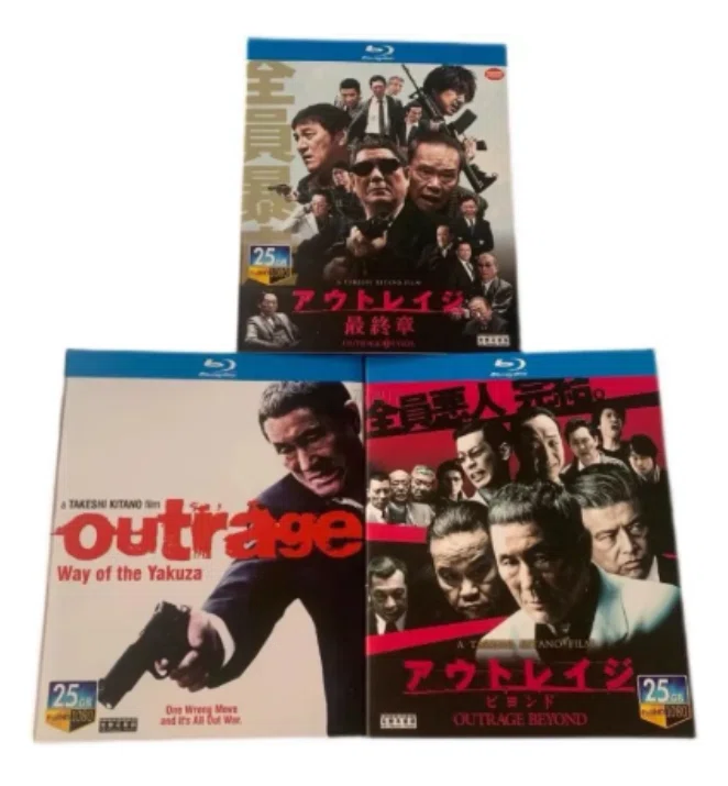 Blu-ray】アウトレイジ トリロジー3部作〈3枚組〉完全収録版｜ブルレの