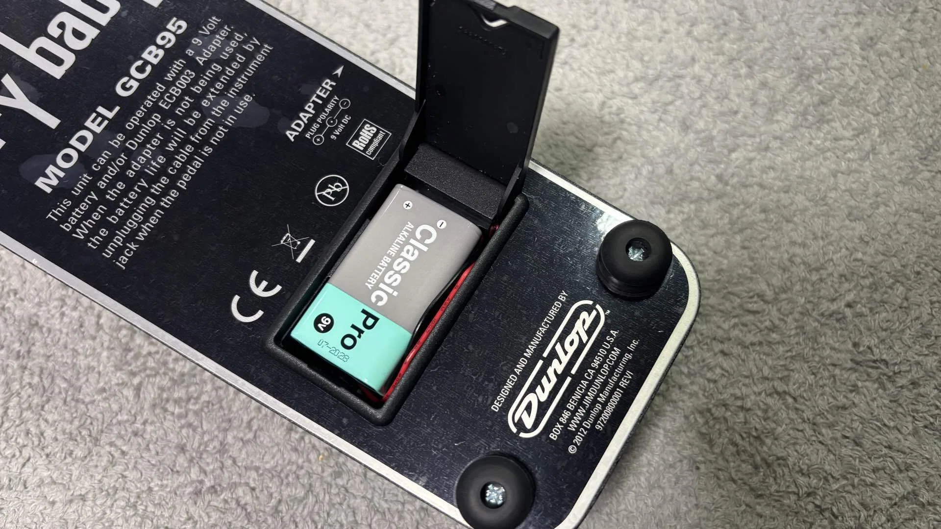 ワウペダルの王道！Jim Dunlop「GCB-95 Cry Baby」レビュー｜これぞ