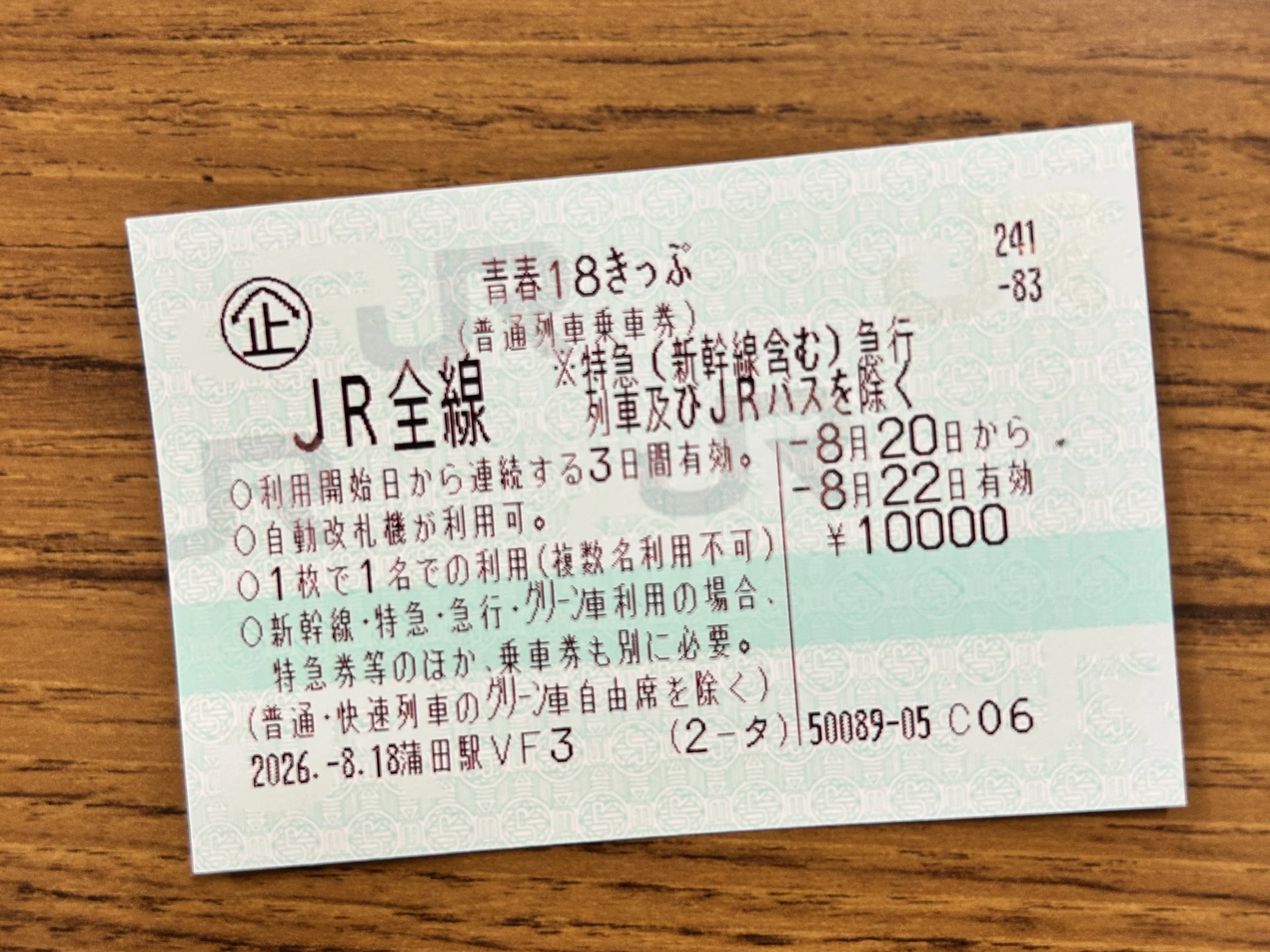 2026年8月】青春18切符 ①まずは会津若松まで🚞｜アラ還ばあばの一人旅