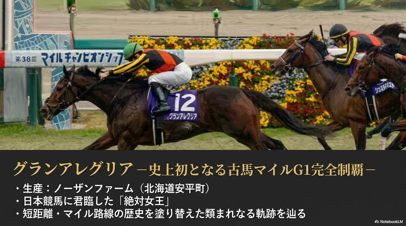 グランアレグリア -史上初となる古馬マイルG1完全制覇-｜ハサミおじさん