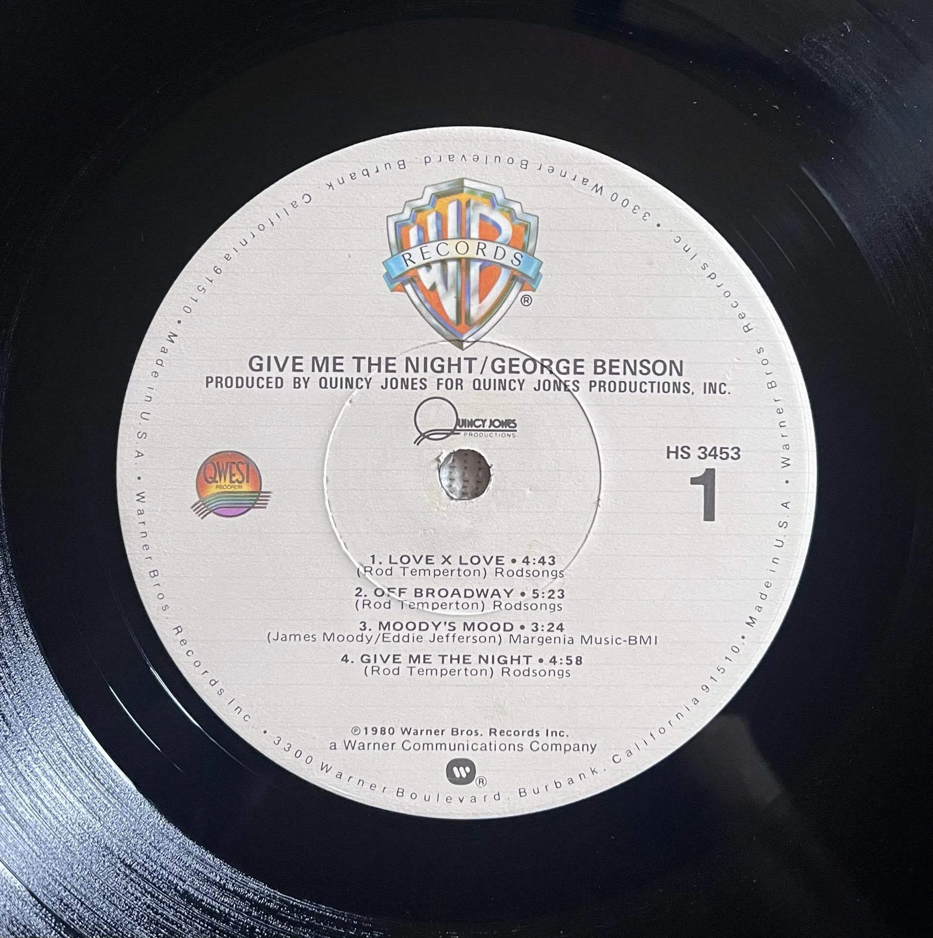 1980 Warner Bros. Records/HS 3453/US｜Akira Nakamura