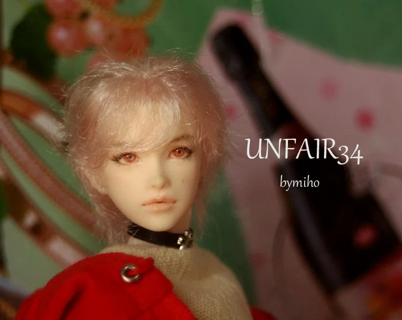 中国ヴィンテージ　ドール　木製　パペット人形 1/6カスタムドールヘッド☆UNFAIR34☆bymiho☆PetWORKs☆男子図鑑