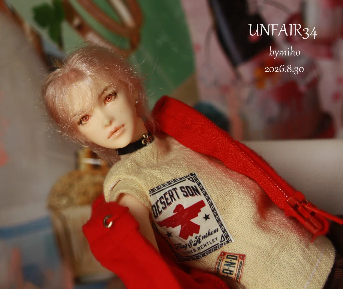 1/6カスタムドールヘッド☆UNFAIR34☆bymiho☆PetWORKs☆男子図鑑