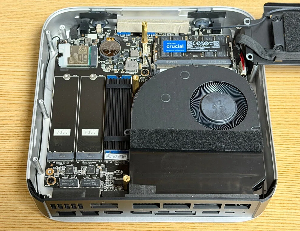 MINISFORUM AI X1 Pro 470、実機のベンチマークスコアや使用感の