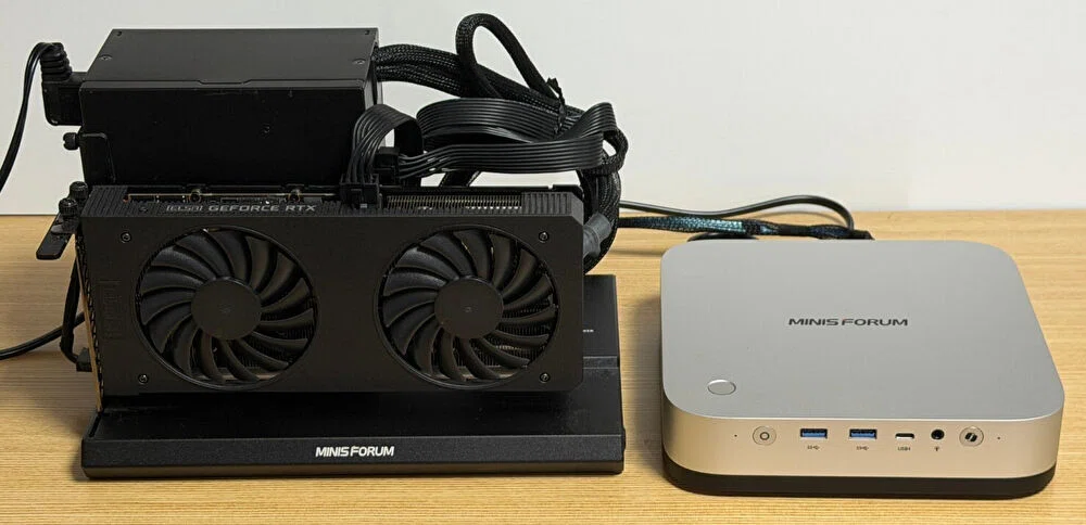 MINISFORUM AI X1 Pro 470、実機のベンチマークスコアや使用感の
