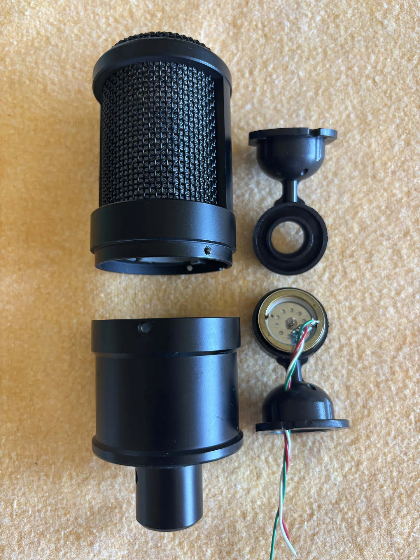 自作マイク作ってみた！ Φ26mmカプセルを使ったコンデンサーマイク