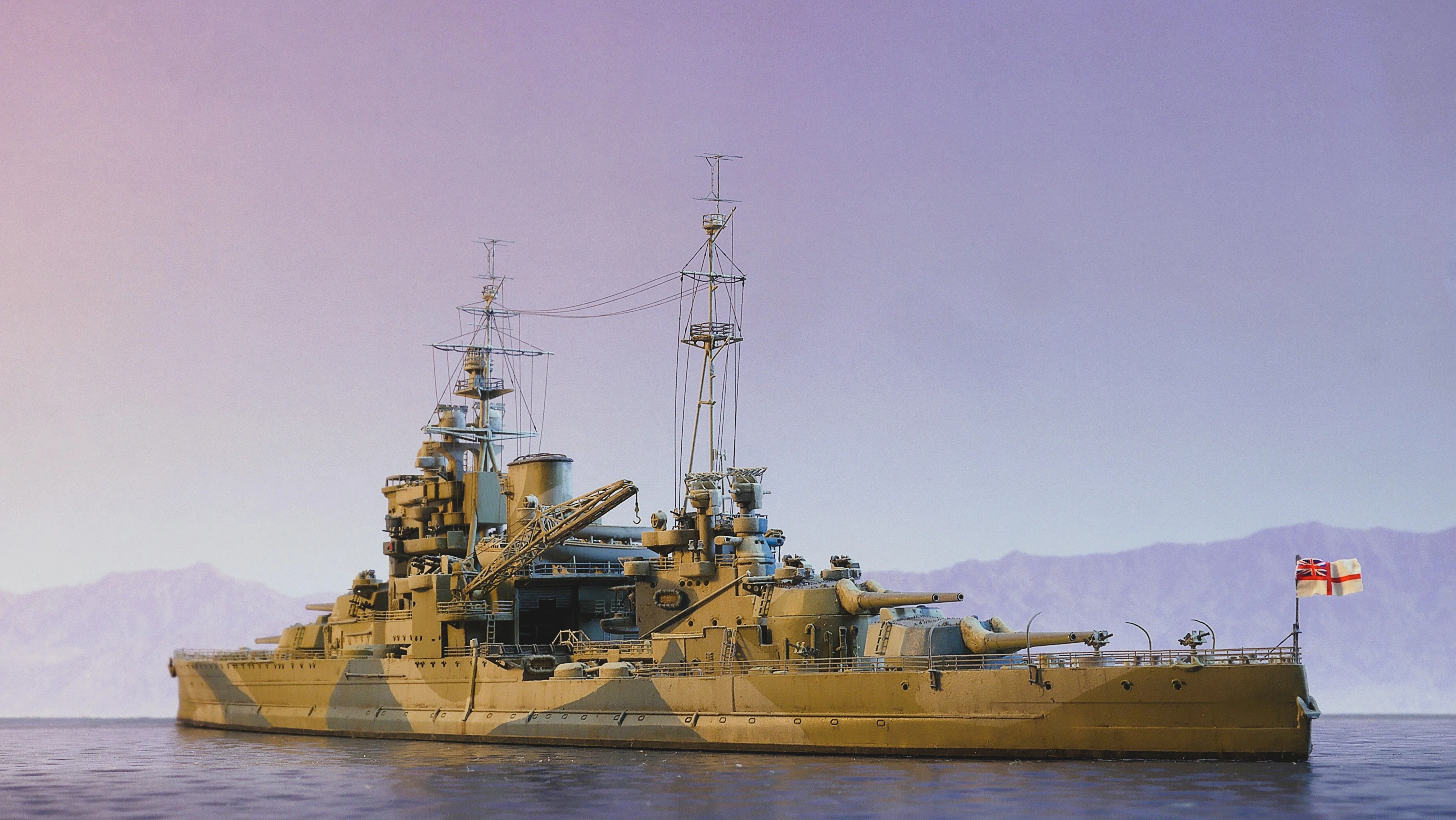 The Battleship HMS Queen Elizabeth 1943, Pit-Road 1/700 英国海軍