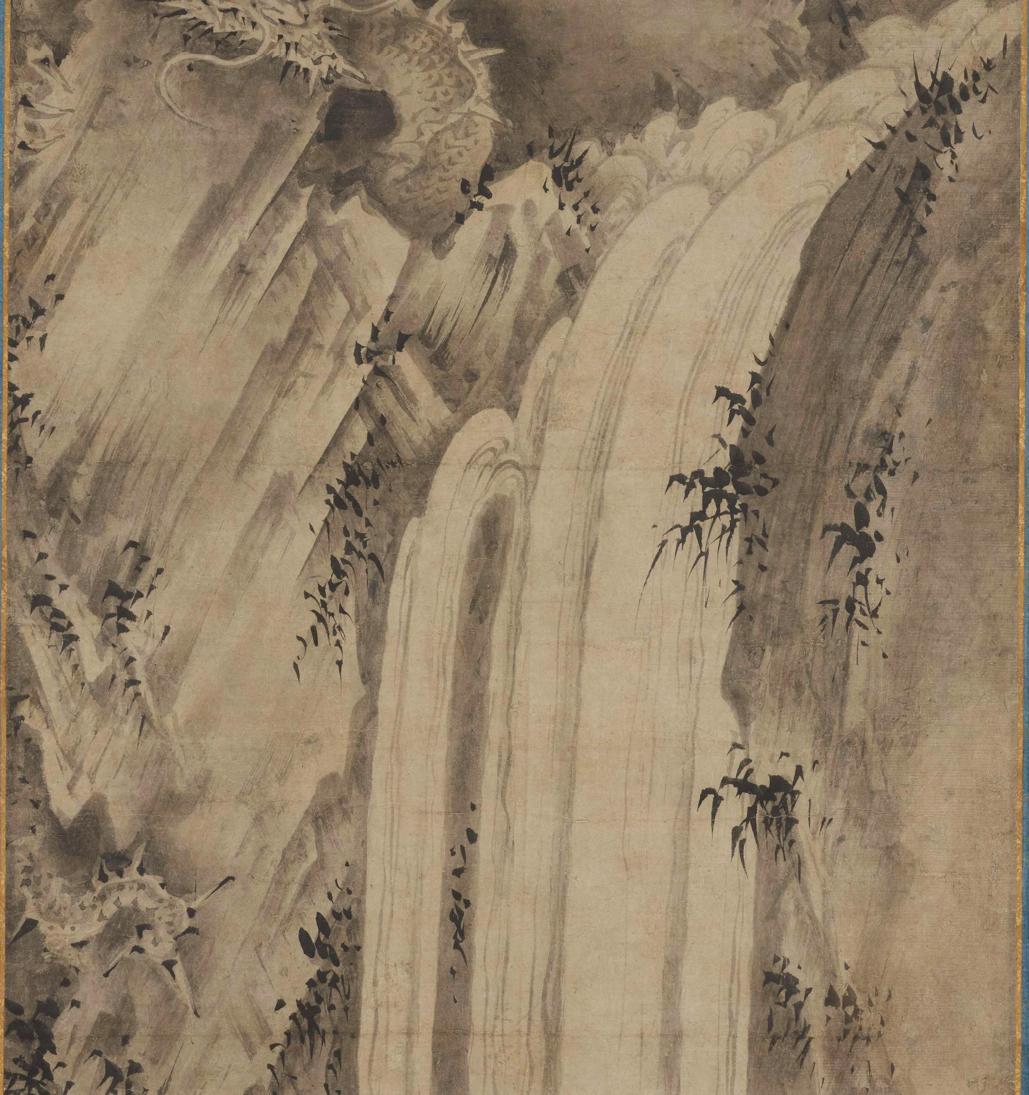 大英博物館展出品作⑮狩野派《瀧龍図》江戸時代初期（16世紀後半