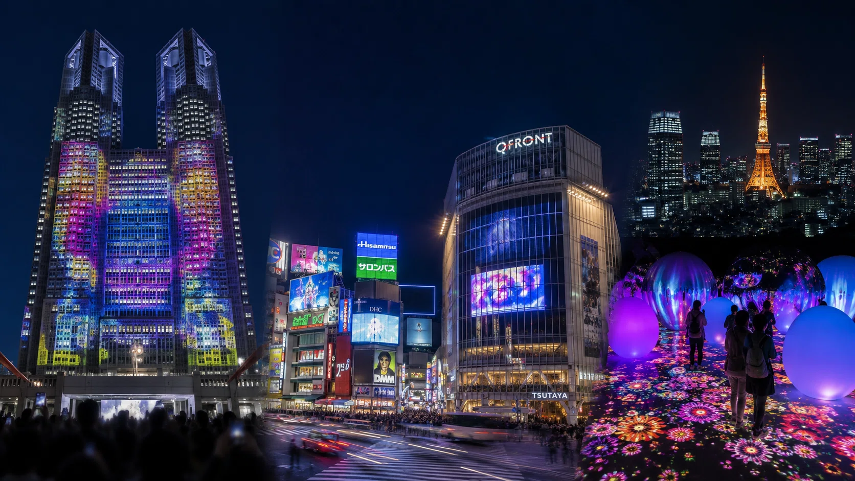 東京のプロジェクションマッピング2026｜都庁PMからWhitelyまで、体験