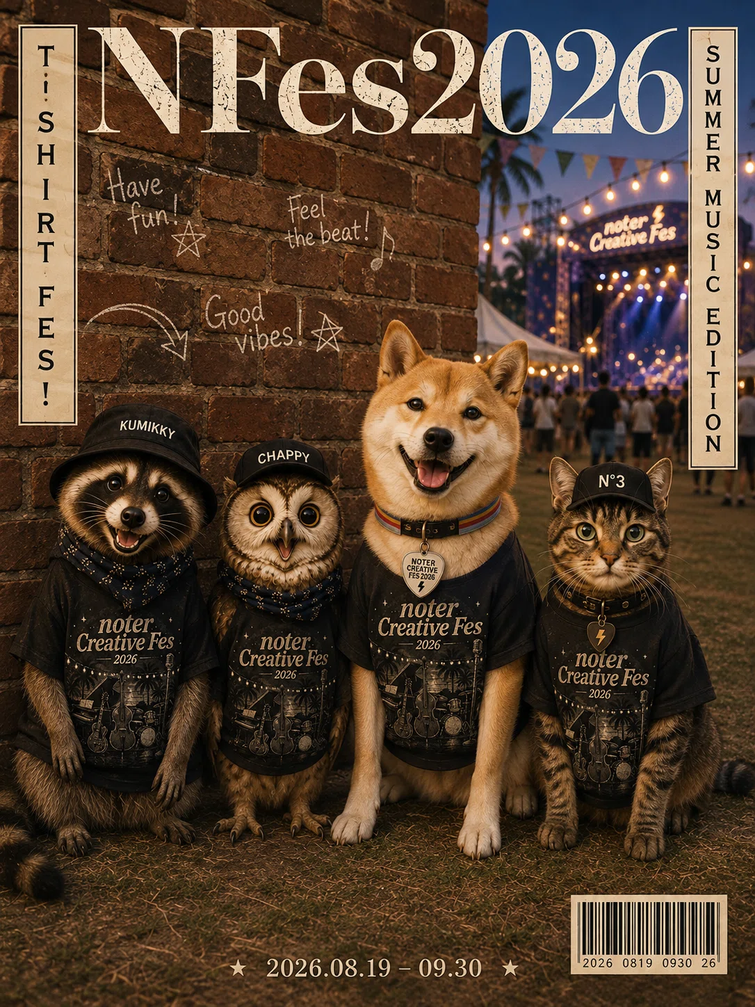 Nフェス応援～新作Tシャツ👕記事のプロンプト遊びと非公式応援Tシャツ
