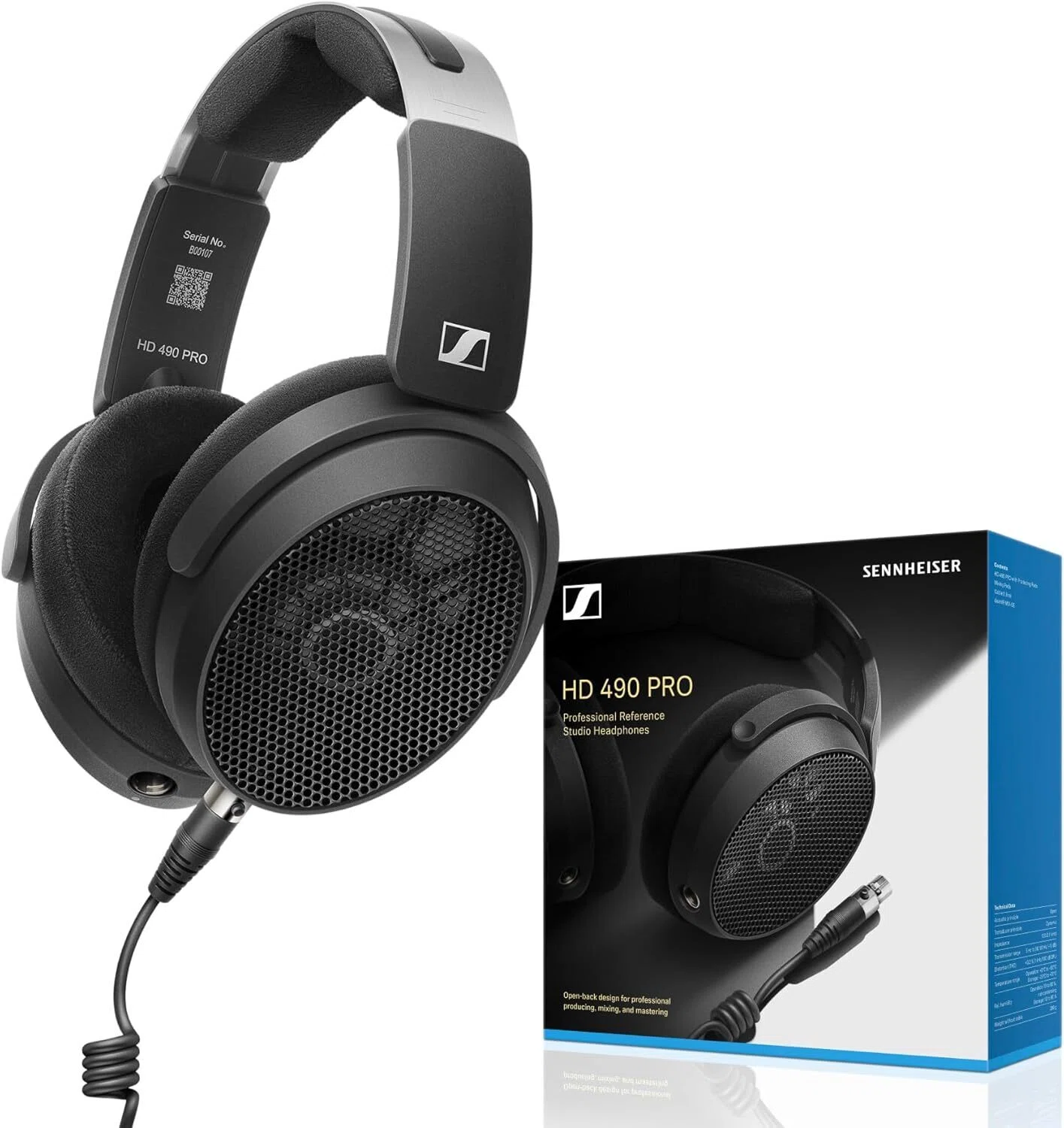 Sennheiser HD 490 PRO のレビュー・口コミ評判と特徴 2種類の専用
