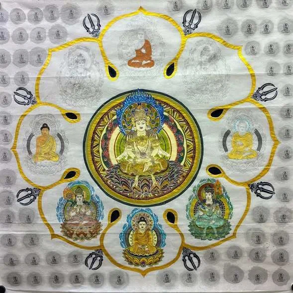 曼荼羅を描くことで、仏教美術の関心深まる By drawing mandalas