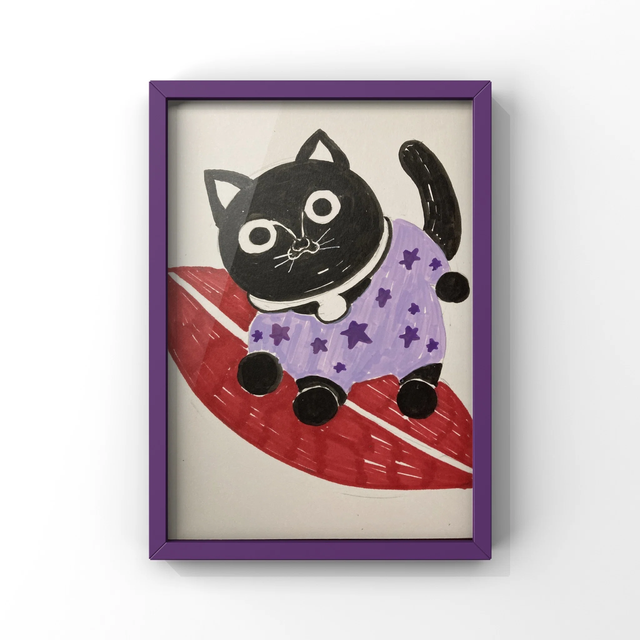 最終お値下げ！人気作家様　猫ちゃん 猫ちゃん大先生美術館。本日は主役の登場です。。。。。｜猫ちゃん大先生