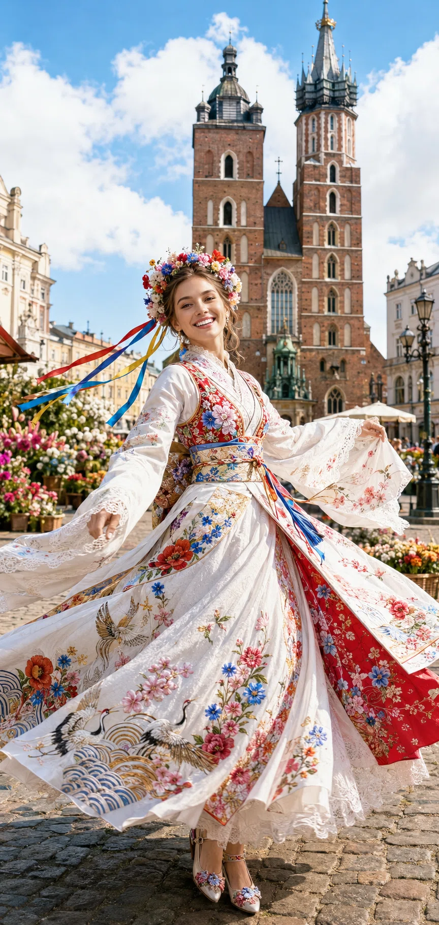 Where World Folk Costumes Meet the Japanese Kimono: AI Art - Poland ...