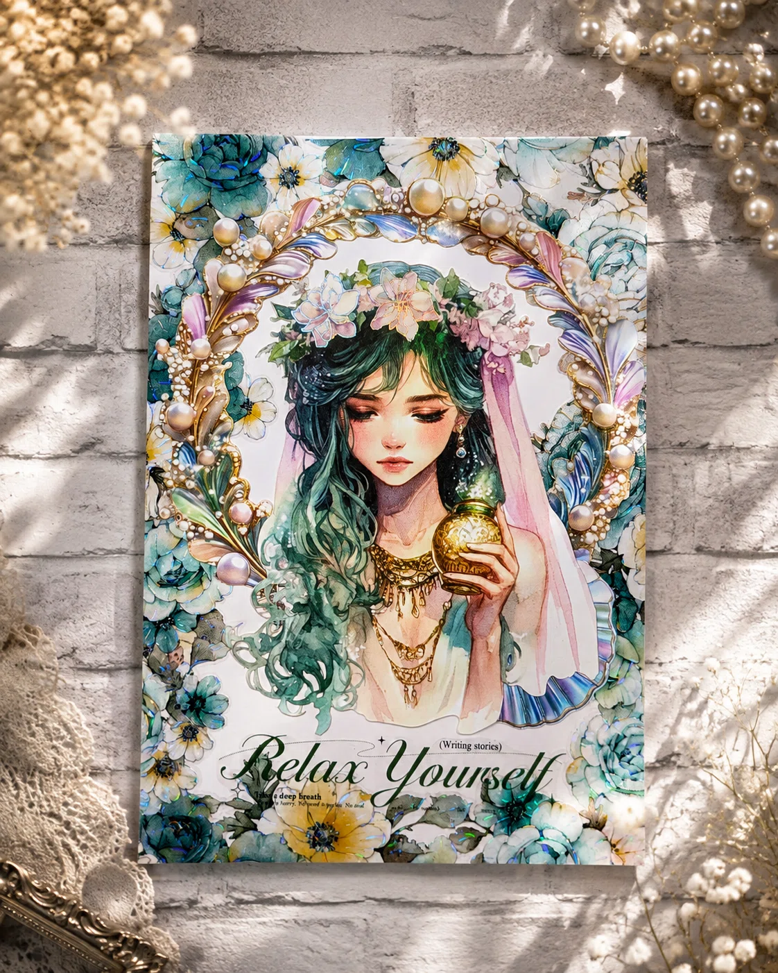 立派すぎる花枠から始まった世界🌸 nene様素材コラージュ第6弾｜runa