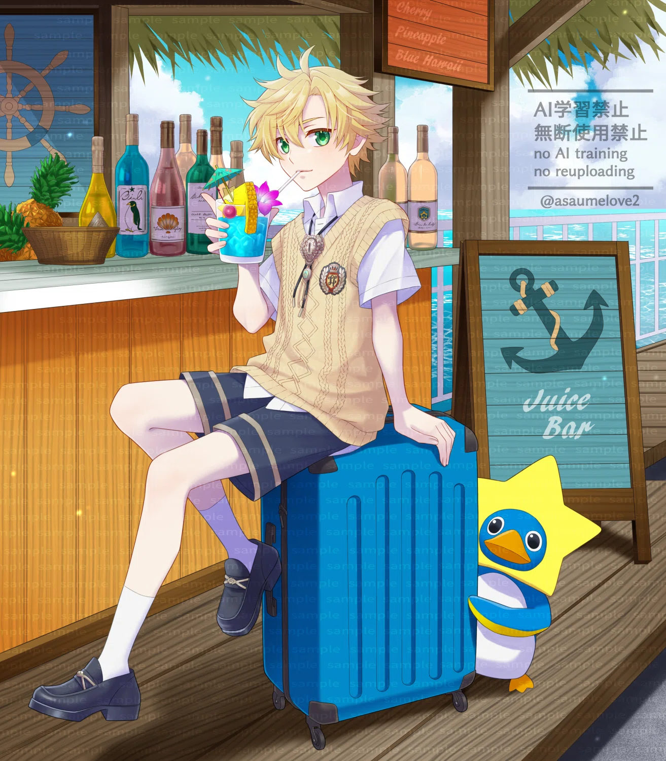 8月イラストご依頼 ｜あさ・イラストレーター