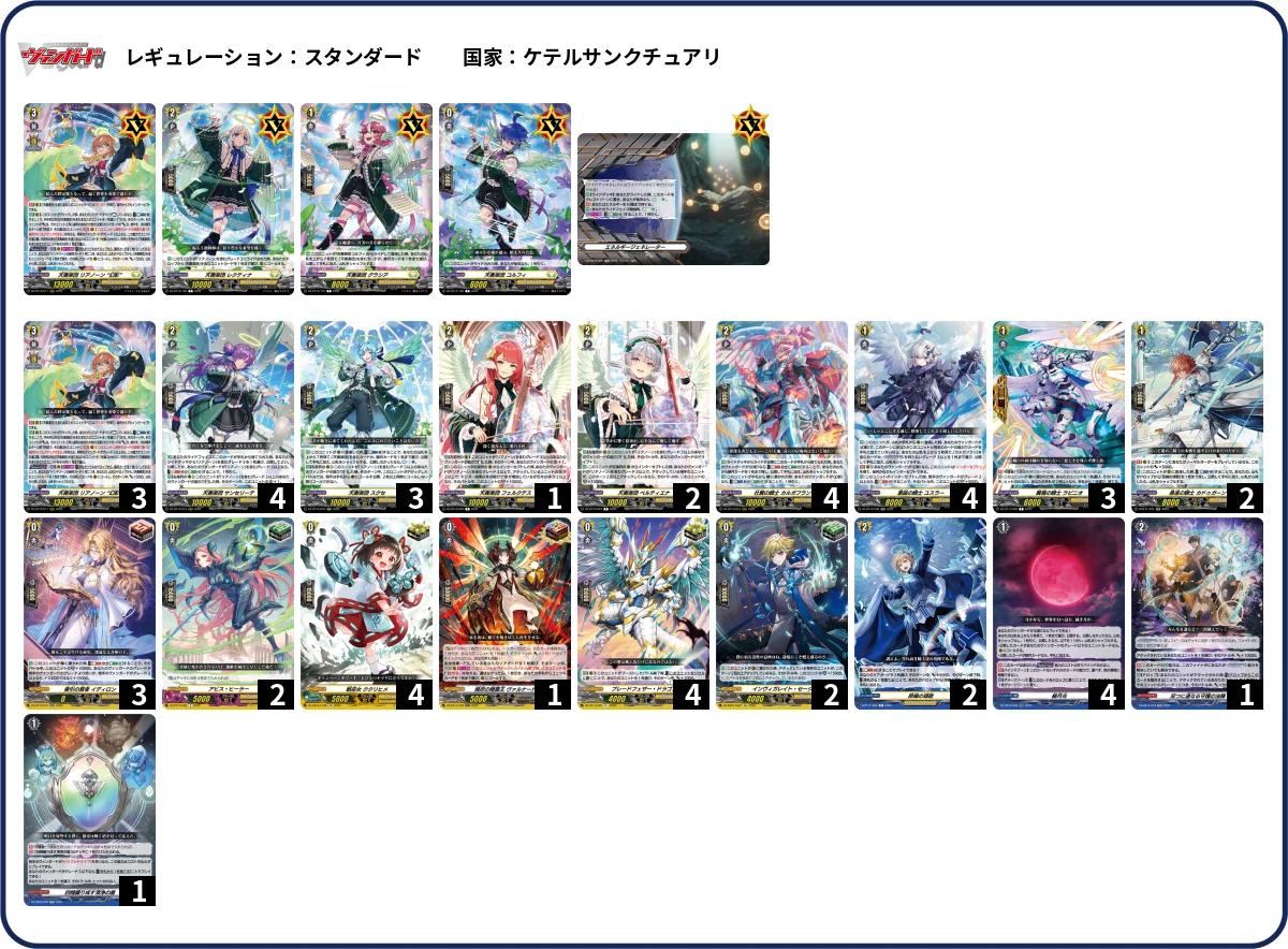 ヴァンガード】天奏楽団 リアノーン“幻影”デッキ解説｜後列攻撃＆大量