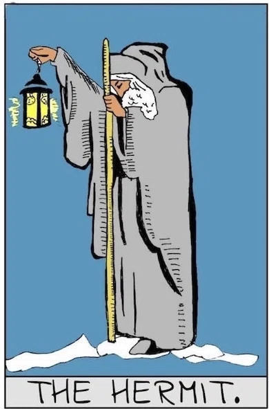 The Hermit — Upright tarot card for Gemini