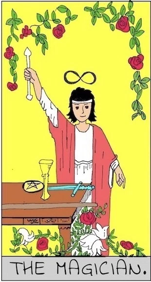 The Magician — Upright tarot card for Virgo