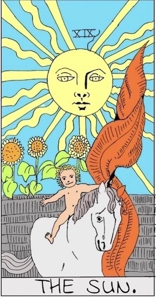 The Sun — Upright tarot card for Capricorn