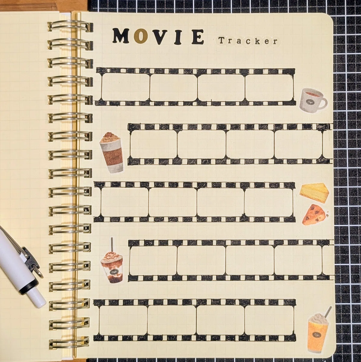 [Rollbahn Utilization] Pages added to my movie notebook｜CAOLISA | 手帳と ...