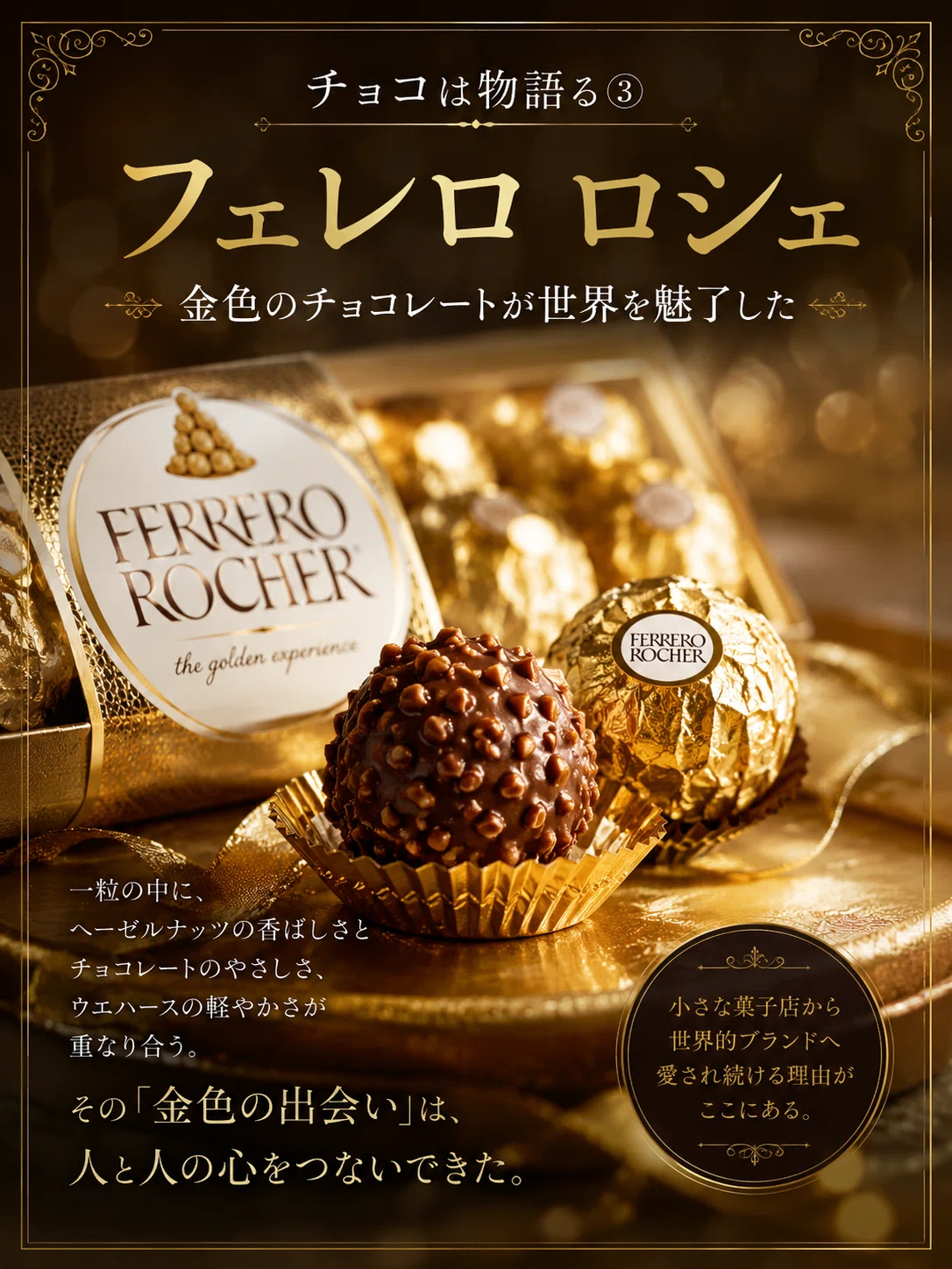 チョコは物語る③フェレロ ロシェ｜yoimonotachi