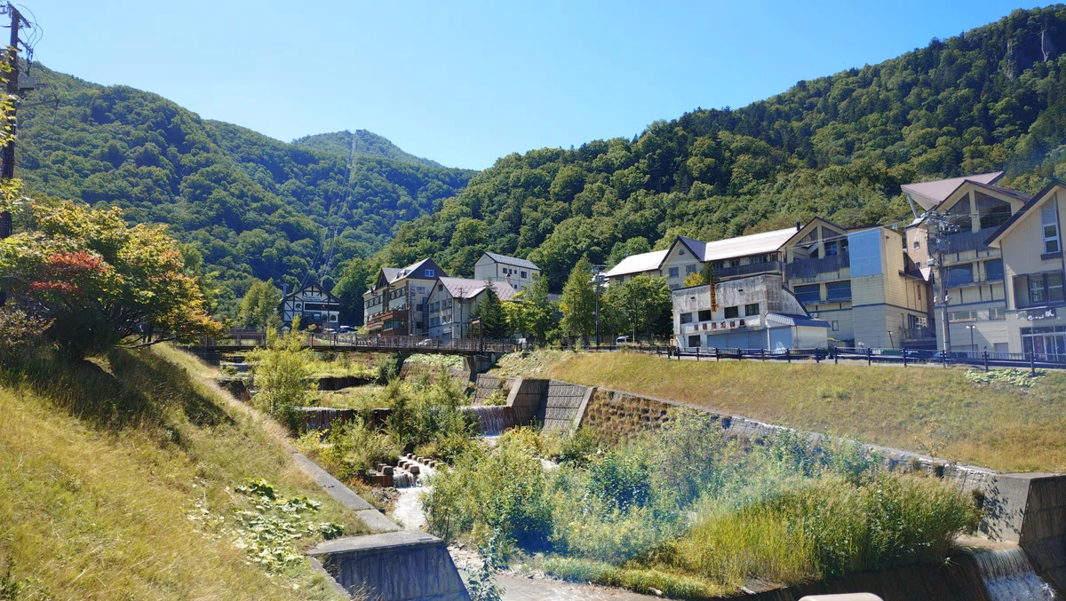 上川町 層雲峡温泉街