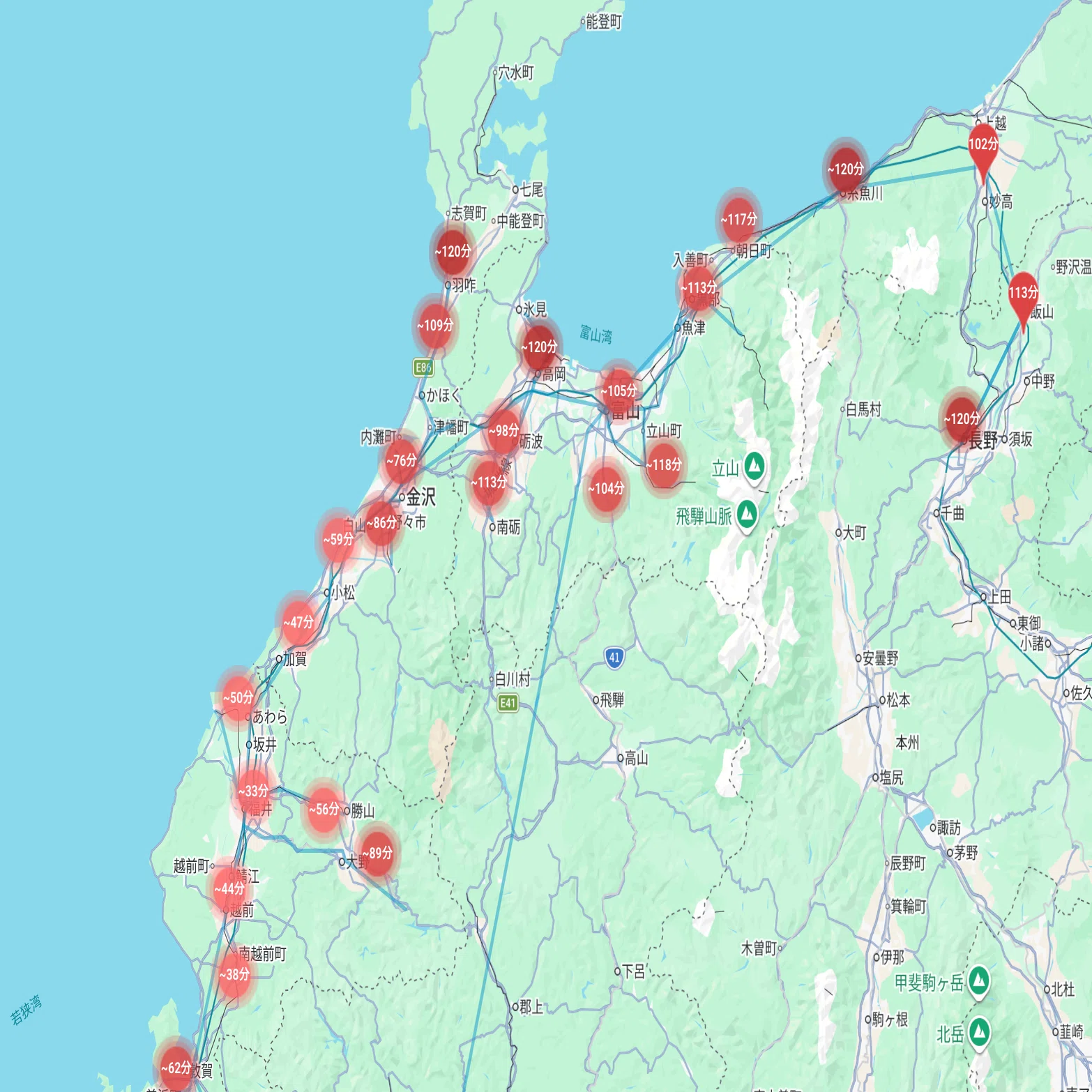 普通列車から新幹線まで！どこまで行けるマップを大幅アップデートしま