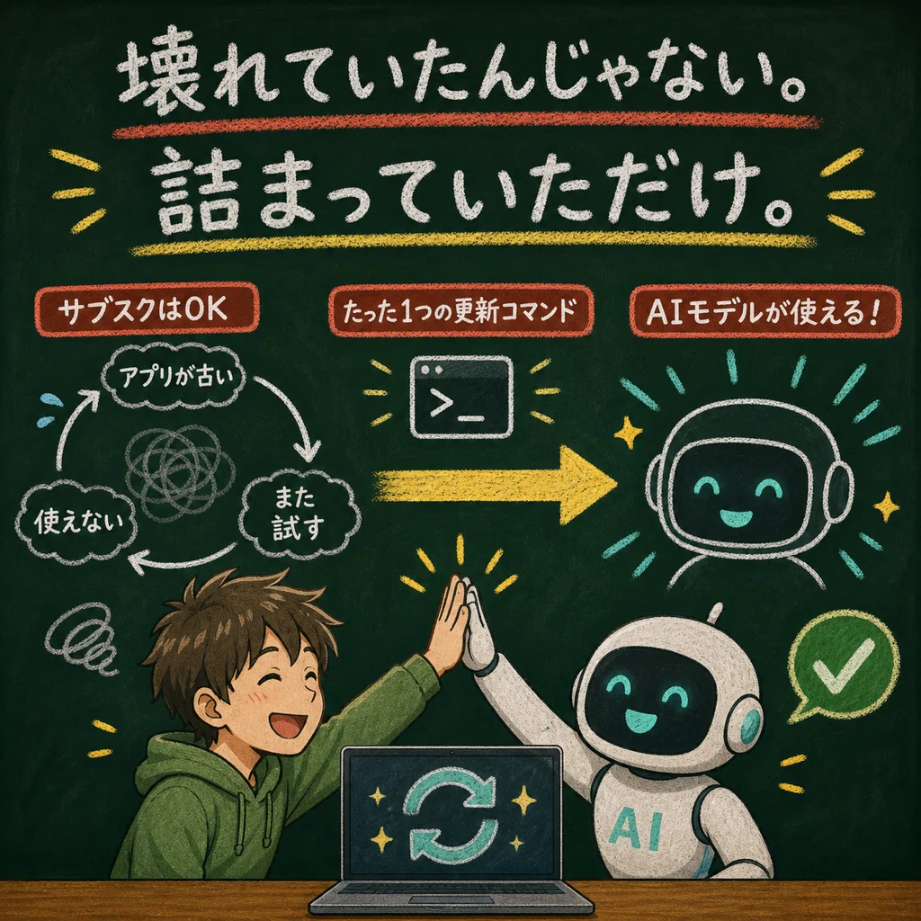 更新ループから抜け出した要点まとめ