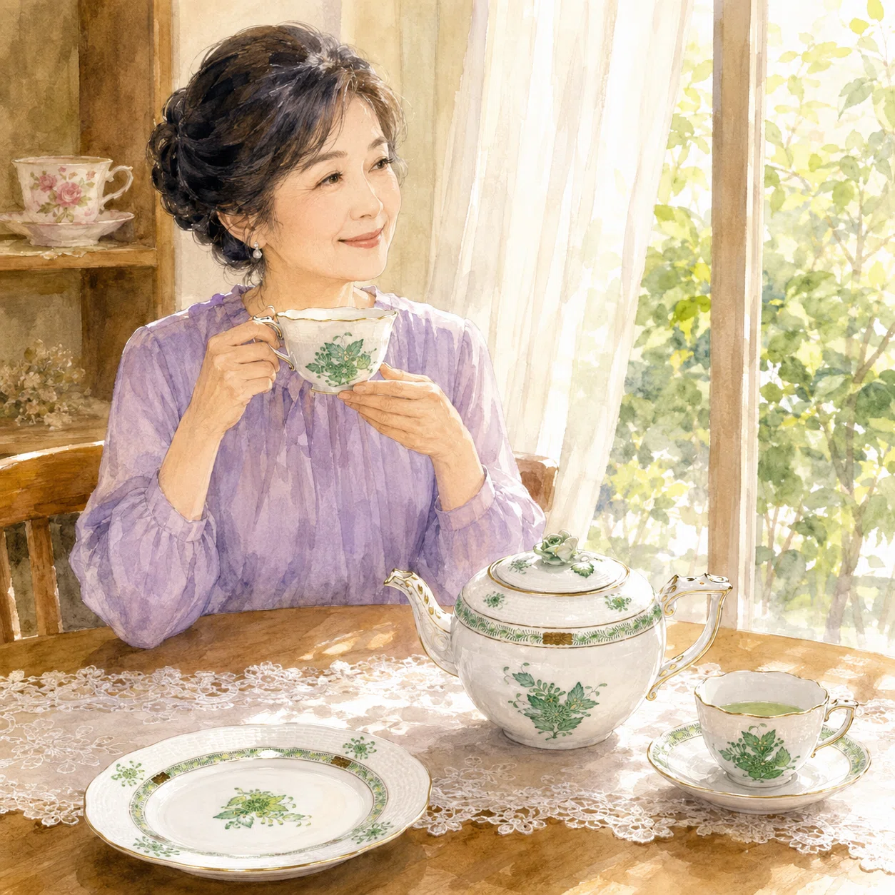昔から大好きだった洋食器——我が家のヘレンドで見つけたこと｜みっちゃん