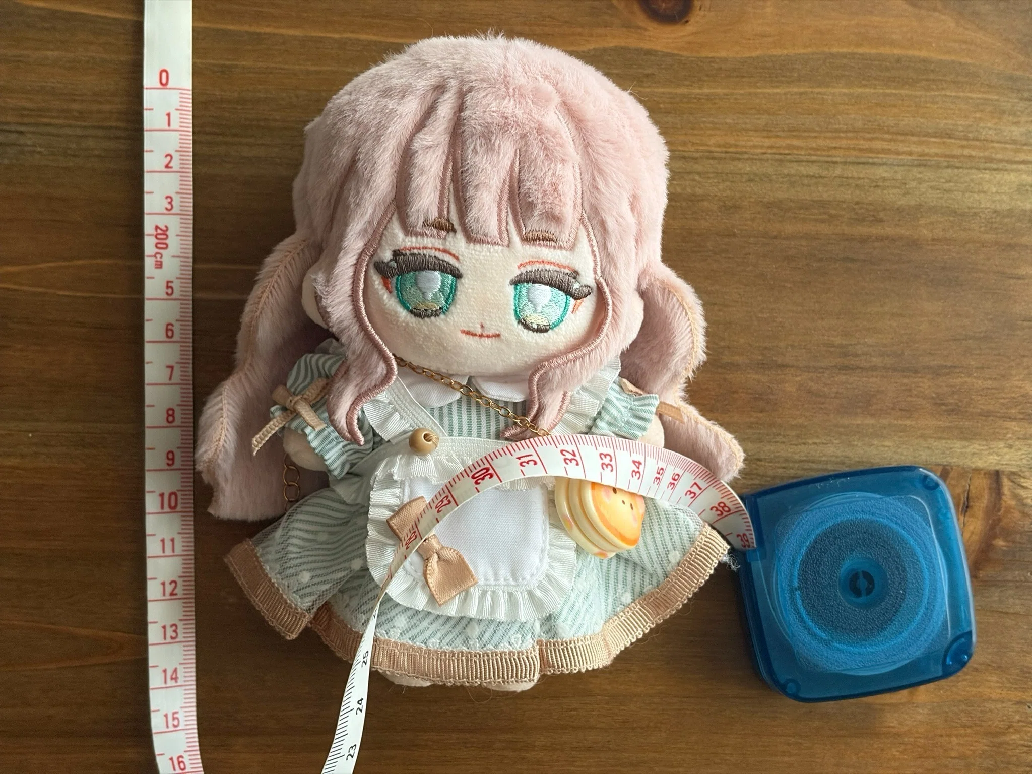 棉花娃娃】10cmぬいのはずが実寸14cm！？サイズ表記とぬい服選びで気を