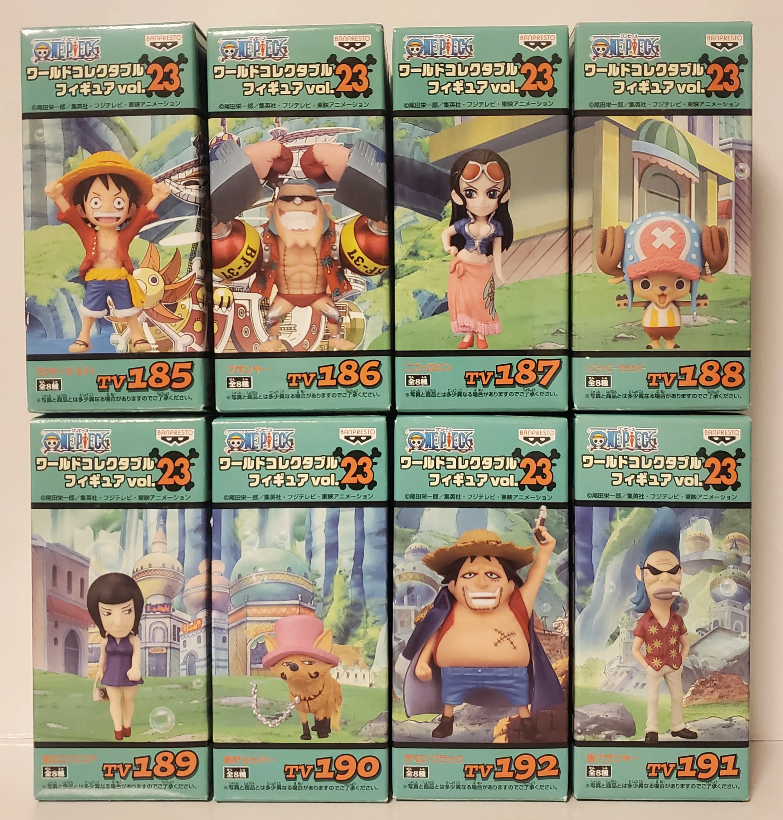 ワンピース ワールドコレクタブルフィギュア vol.23 8種セット ワンピース ワールドコレクタブルフィギュアvol.23 vol.25｜IKA
