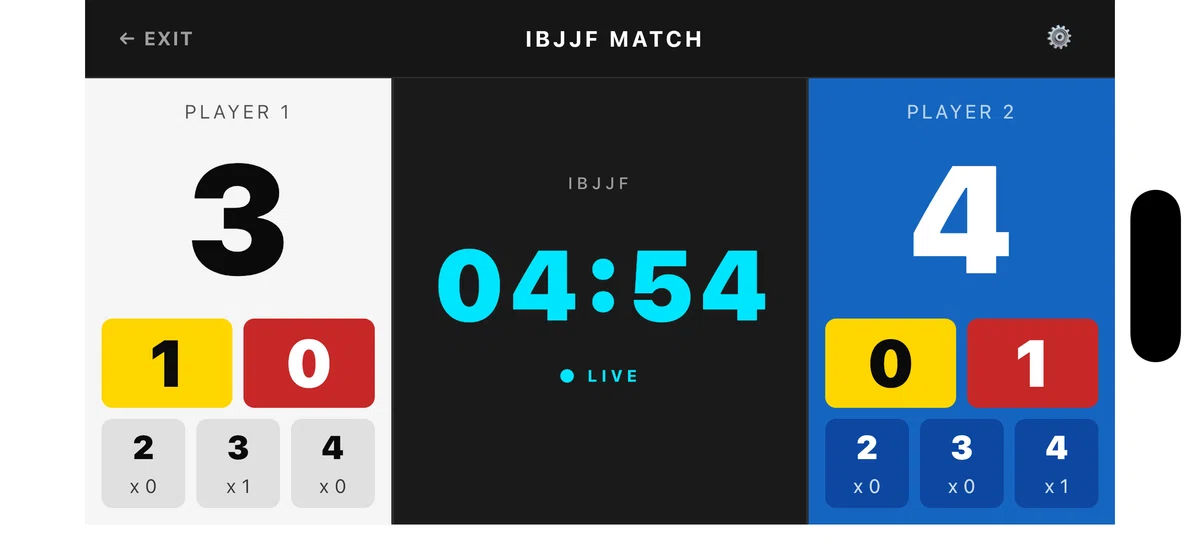 [Announcement] Released the iOS version of the Jiu-Jitsu Scoreboard ...