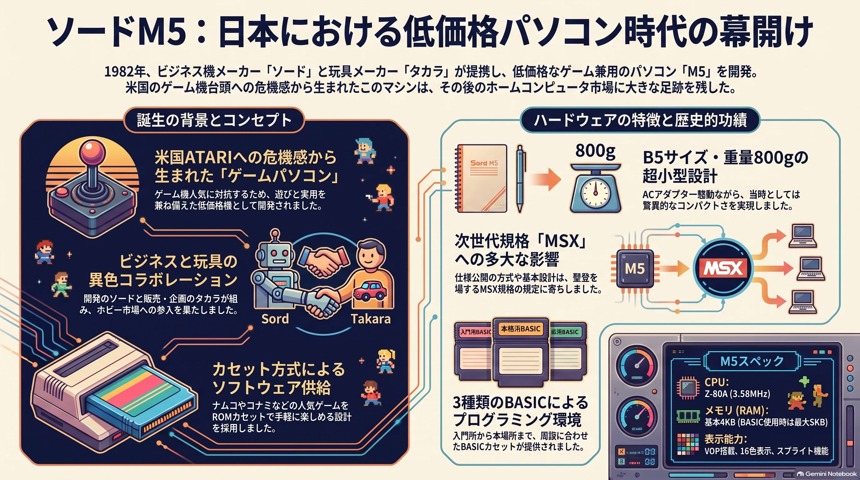 ソードM5 - 日本における低価格パソコンの始まり｜kzn
