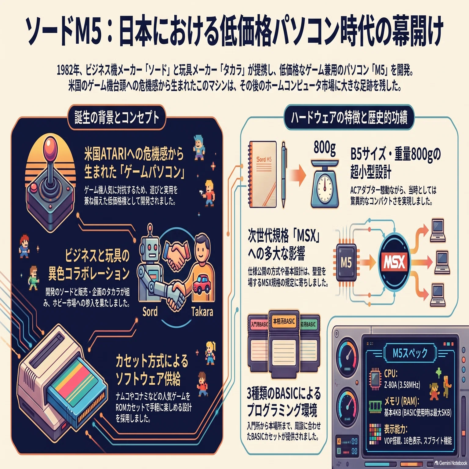 ソードM5 - 日本における低価格パソコンの始まり｜kzn