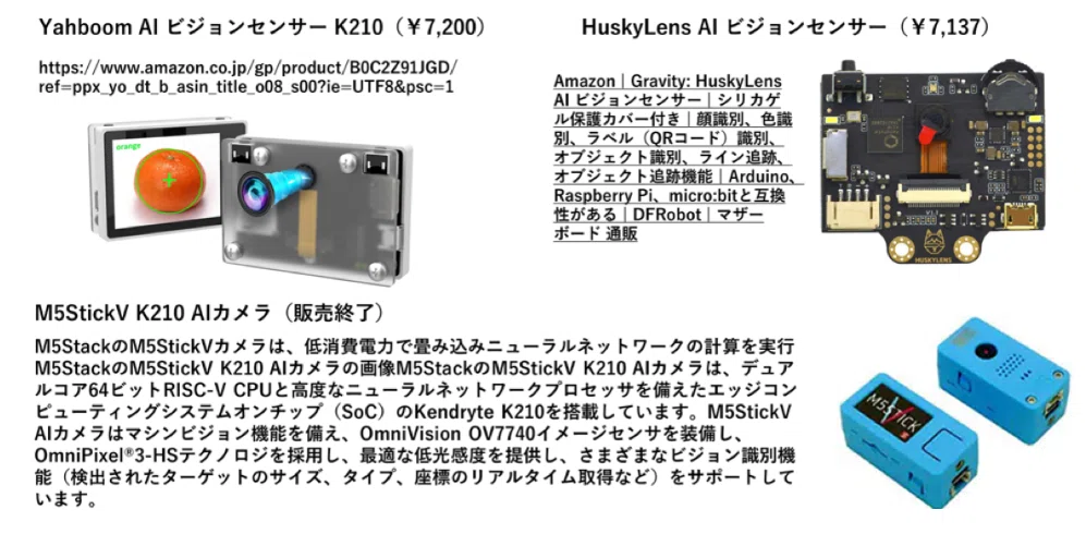 K210 AIビジョンセンサーによる画像の簡易カスタム分類1 Maixduino開発