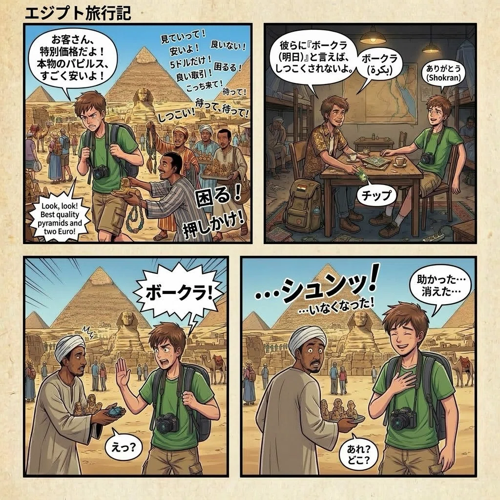2002年記憶の旅】(46)🇪🇬カイロ〜ピラミッドのカオスと旅人がハマる