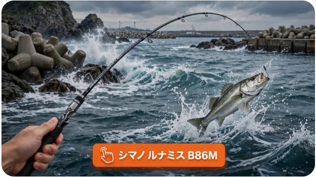シマノ ルナミス B86Mのインプレ！精度とパワーを兼ね備えたベイト