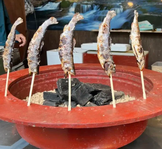 ヤマメの塩焼き