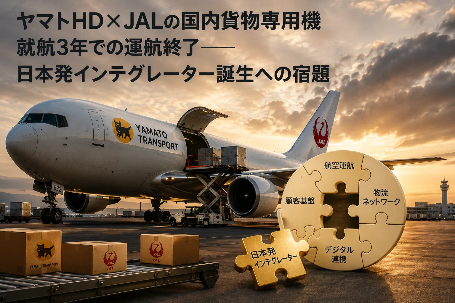 ヤマトHD×JALの国内貨物専用機 就航3年での運航終了───日本発
